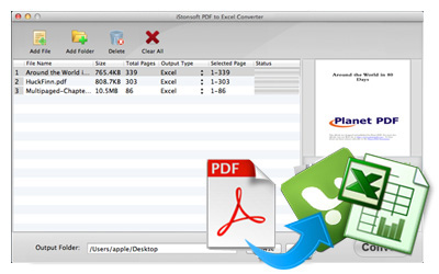 convert pdf to excel for mac